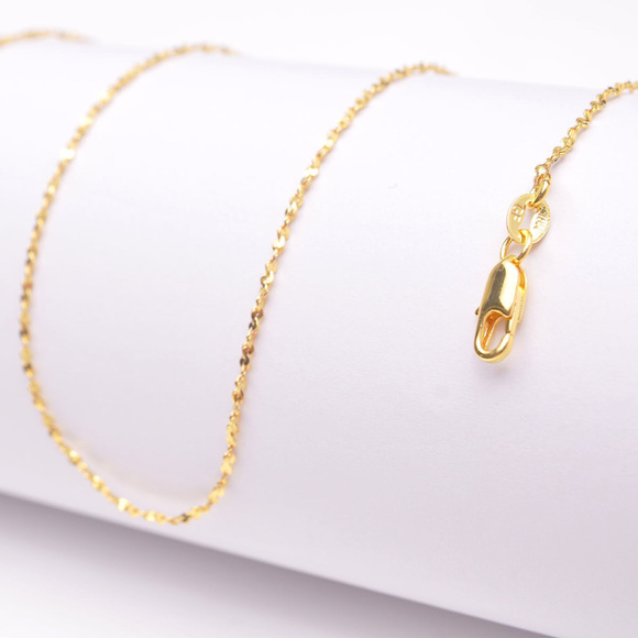 Jewelry - 18K Yellow Gold Filled Star Chain Necklace 20"